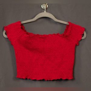 Off the Shoulder Crop Top